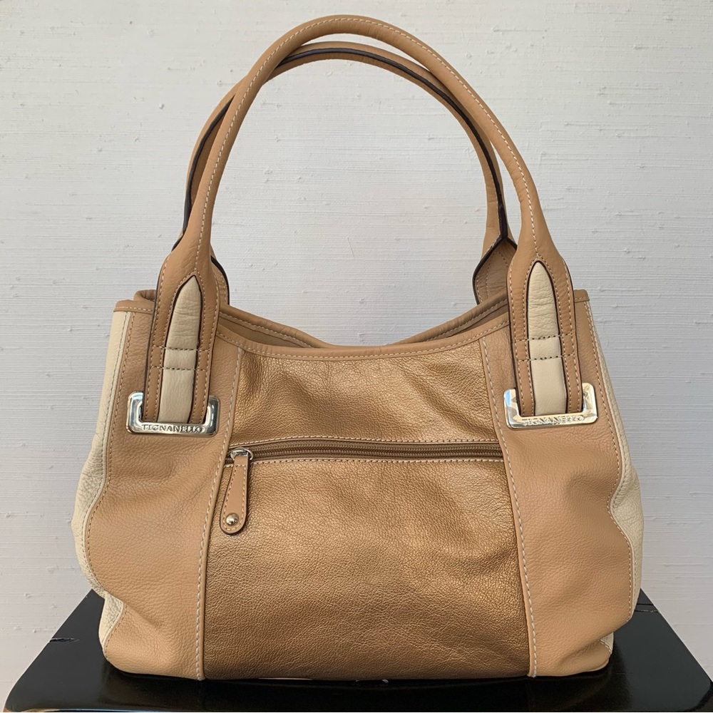 Tignanello Leather Baguette Bag